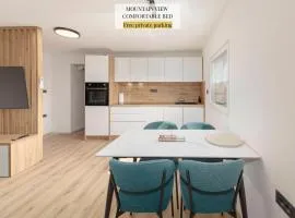 Yellow and Green apartments