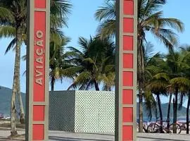 Praia Grande - Aviação - Apto Estúdio - 200 mts da praia - 4º andar