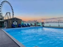 Piscina a beira-mar, tranquilidade e qualidade no melhor de BC