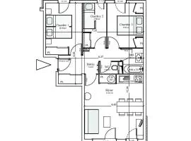 Résidence Le Criterium - Résidence Le Critérium 3 Chalet C Appartement 6 MAE-1893