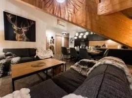 Grand appartement familial avec terrasses à 2 pas de pistes
