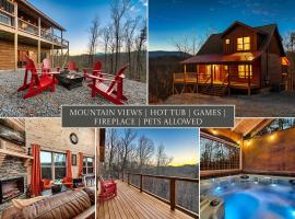 4br Cabin In Sevierville Mountain Views, Hot Tub, hotel v destinaci Cove Creek Cascades