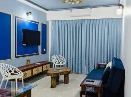 Azure Nest Cozy Blue Escape 1BHK Candolim Beach