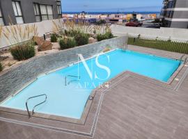 Departamento con Vista al Mar- Parking y Piscina, toegankelijk hotel in Antofagasta