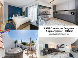 PAMRO moderne Ferienwohnung - 4 Schlafzimmer - 2 Bäder - Whirpool - Ferienanlage mit Pool - Familienfreundlich