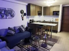 Departamento 1D, Huayquique con Piscina