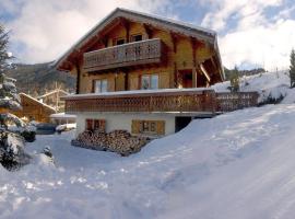 Chalet 3 chambres calme, poêle à bois, proche piste et village, 6/8 pers, garage et parking - FR-1-572-243, hotel em Les Carroz d'Arâches