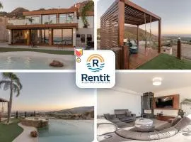 RentitSpain Villa Playa Cristal Vista al Mar, Piscina, Jacuzzi y Lujo