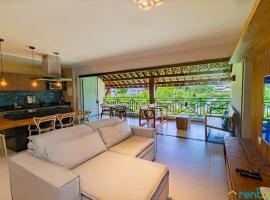 Moderno Apto Superior com 3 quartos em Imbassaí โรงแรมในอิมบัสไซ