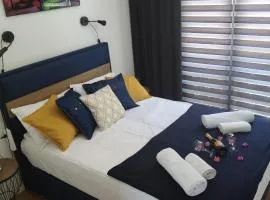 Apartment Esta Palm living room and bedroom, 250 m from beach