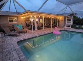 Blue Flamingo - Pool, Sunsets, Dock, Lift, Direct Gulf Access!