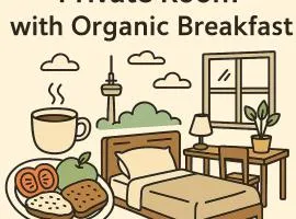 Private Room with Organic Breakfast near Hannover Messe