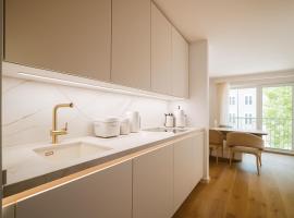 Lindgold Apartments、ミュンヘンのキッチン付きホテル
