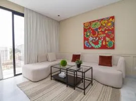 Beautiful Studio in Oasis - Gym access & Balcony & Free Parking & Wifi Fiber