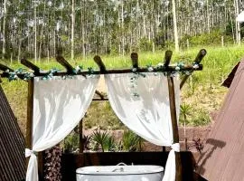 Chalé Romântico Salesópolis - Café da manhã e banheira de hidromassagem