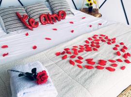 Glamping de lujo Jacuzzi, Sauna y Vista a la Montaña, hotel v destinaci Suesca