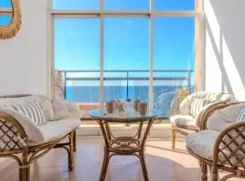 Infinite view of Tabarca near the sea and airport