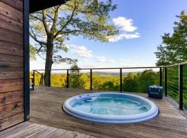 Modern Catskills Escape w Open Living Steam Shower Hot Tub w Mountain Views Minutes from Woodstock Trails Suncliff Vista