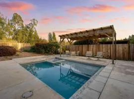 Pool Hot Tub Firepit Game Room Minutes from Sebastopol Russian River Baker Lane Retreat