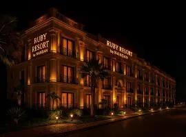The Ruby Resort, Vrindavan #prime location #luxury rooms #near prem mandir #restaurant #big lawn #parking # by nandan group#