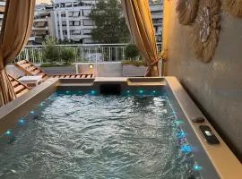 Athens Top Cozy Penthouse With Spa 5' to Metro
