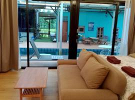 Morocco Blue cafe by Chilong River Farm Resort