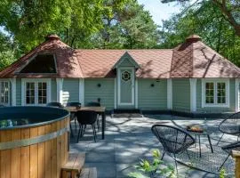 Prachtige 4p wellness Kota in bos met Sauna en Hottub