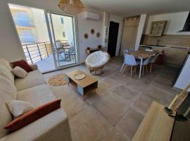 La Cime Appart Neuf au Port, Clim, Wifi, Parking, Plage, ξενοδοχείο σε Valras-Plage