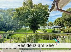 Ferienwohnung Residenz am See - exklusive Wohnung in erster Reihe mit Balkon und Seeblick