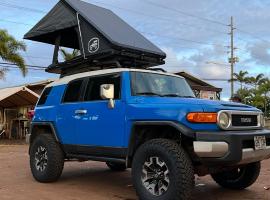 Adventure Camper Kauai Fully Equipped Rooftop Camper in Anahola Gear Included, hotel in Anahola