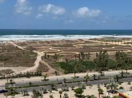 Zen garden by sea