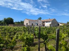 Vineyard Villa with Pool and Hot Tub, hotel di Razac-de-Saussignac