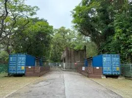 Shipping Container Hotel at Haw Par Villa GoogleMap Address 27 Zehnder Road Taxi and cars can only enter via Zehnder Road