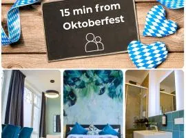 HOMELY STAY Studio 6 - Your Comfortable Self-Check-In Studio in Munich - 15 min from Oktoberfest