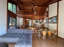 CabinC Private Fireplace, BBQ, Lake Saiko MtFuji