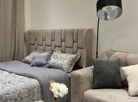 Modern room with small club and coffee corner
