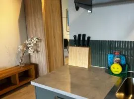 Newly built bright apartment, close to everything If you want to visit Stockholm, you will find the perfect accommodation here! Ferry line 80 makes it very convenient and easy to get to the city center