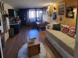 Studio Alpin & Bien-&Ecirc;tre, logement avec cuisine &agrave; Brides-les-Bains