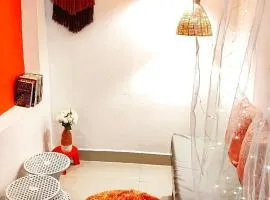 CHIC Boho 2BHK Just 10 Mins to Beach and White Town