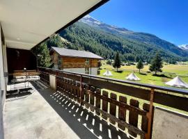 Mountain magic apartment for 6 Near Zermatt with parking! โรงแรมในเทช