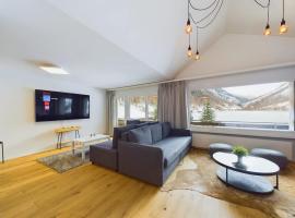 Mountain Majesty Apartment with Stunning Views, hotel com estacionamento em T&auml;sch