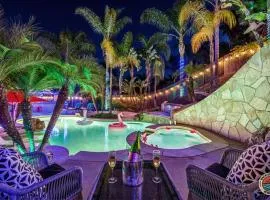 The Ultimate Escape Pool, Slide, Gym plus Games!