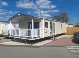 Static caravan, Golden Gate, Towyn, North Wales