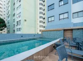 Studio Moderno em cond. c/ piscina HFO0208