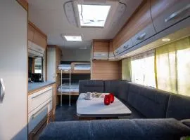 Gemütliche Unterkunft mit Top-Ausstatung und Vorzelt im Heide Resort Brüggen