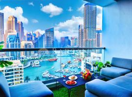 Barsana - Premier 3Bed Suite - Marina & Sea Views, hotel v Dubaji