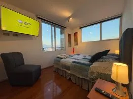 Amazing view of Santiago con Aire acondicionado y parking