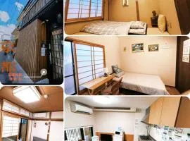 東雲夏~距京都站900米步行12分、近鄰東寺站150米步行2分，三室一廳兩衛浴二層獨棟~最多可住9人