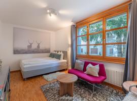 Very Central Lenzerheide Studio with Garage & Smart TV For Relax & Adventure、レンツァーハイデのホテル