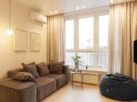 Stylish Apartment with Separate Bedroom in Dock32 Kyiv Center